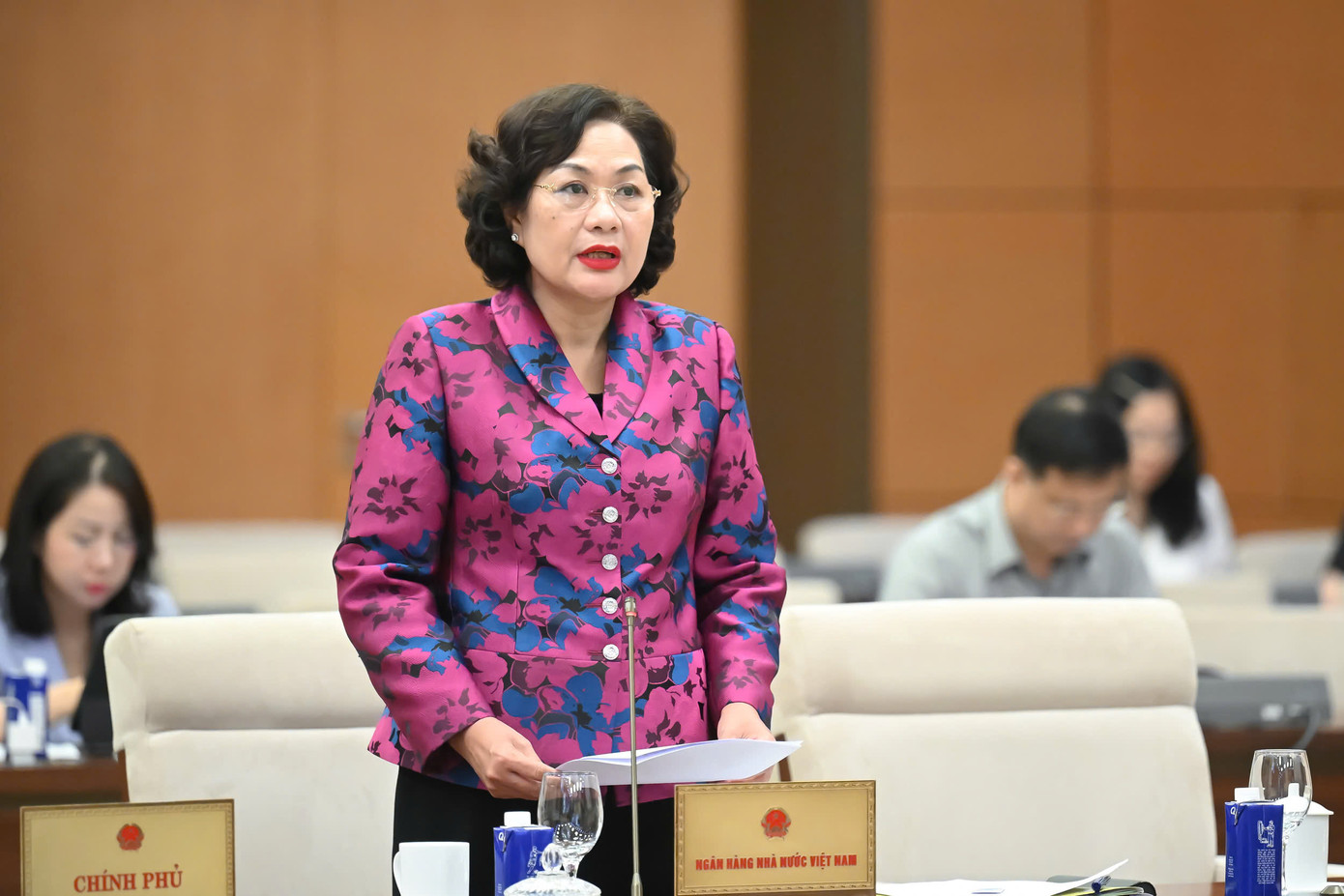 Thống đốc Ngân hàng Nhà nước Nguyễn Thị Hồng. Ảnh: QH