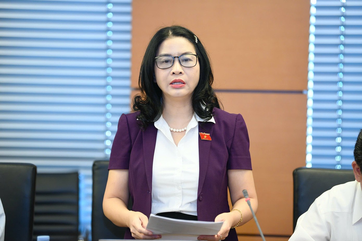 Đại biểu Nguyễn Thị Lan (Hà Nội). Ảnh: Như Ý Đại biểu Nguyễn Thị Lan (Hà Nội). Ảnh: Như Ý