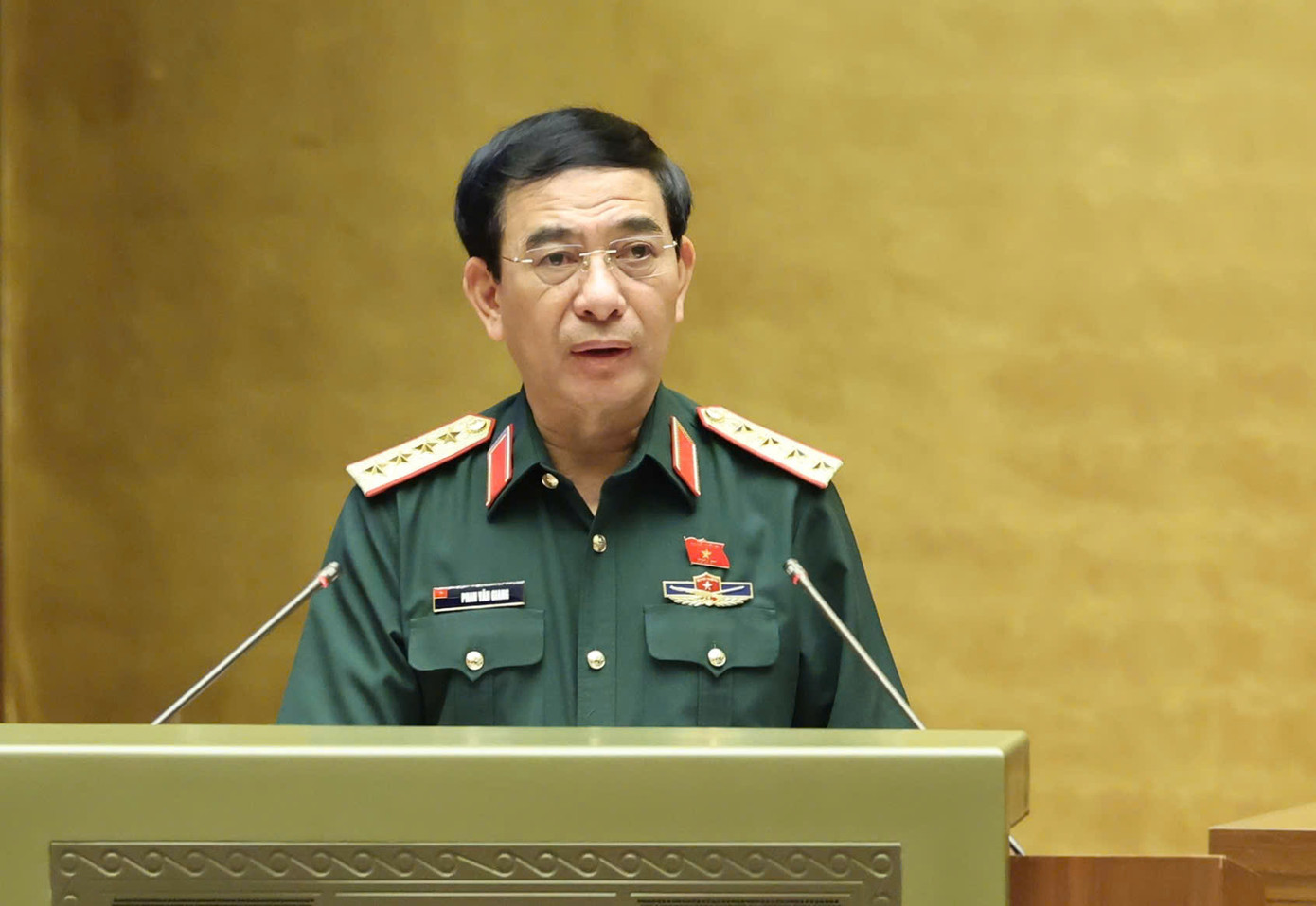 Đại tướng Phan Văn Giang - Bộ trưởng Bộ Quốc phòng. Ảnh: Nhật Minh.