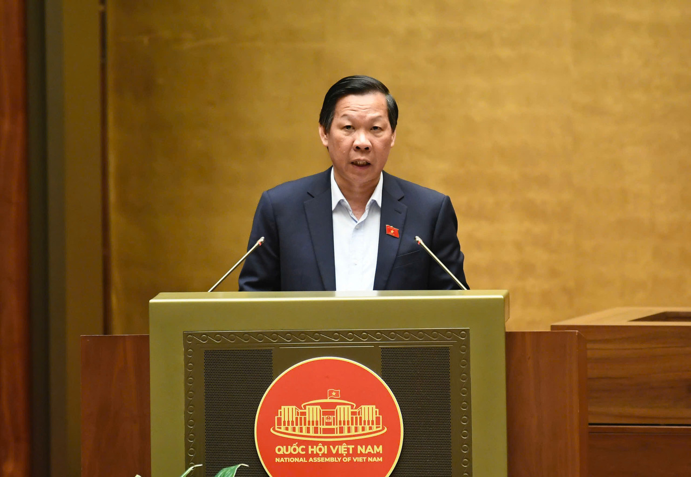 Chủ nhiệm Ủy ban Kinh tế và Tài chính Phan Văn Mãi. Ảnh: Như Ý