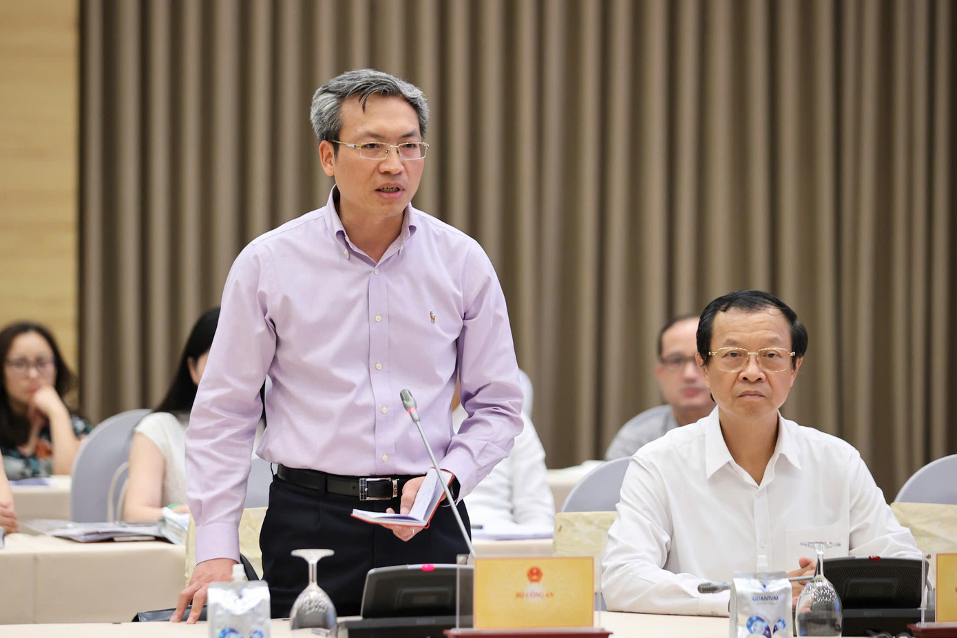 Thiếu tướng Nguyễn Quốc Toản - Chánh Văn phòng, Người phát ngôn Bộ Công an. Ảnh: Nhật Bắc, Thiếu tướng Nguyễn Quốc Toản - Chánh Văn phòng, Người phát ngôn Bộ Công an. Ảnh: Nhật Bắc,