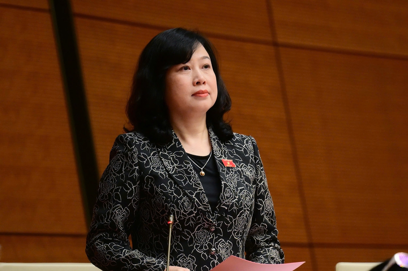 Bộ trưởng Bộ Y tế Đào Hồng Lan. Ảnh: Như Ý