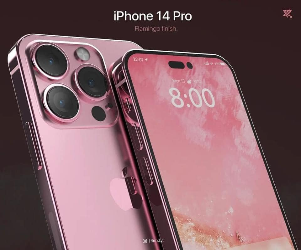 6 tuỳ chọn màu sắc được cho là sẽ xuất hiện trên iPhone 14 Pro. (Ảnh: IG @4rmd.yt) 6 tuỳ chọn màu sắc được cho là sẽ xuất hiện trên iPhone 14 Pro. (Ảnh: IG @4rmd.yt)