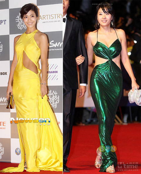 Khoe được vòng eo mà không gây phản cảm là cả một nghệ thuật. Những khoảng trống, những đường cắt khéo léo quanh phần bụng có thể mang lại cho sao sự sexy khó cưỡng