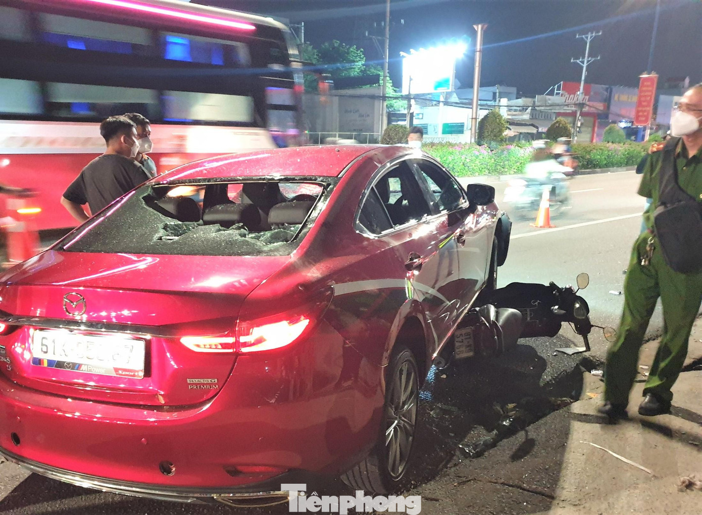 Công an địa phương đã vận động tài xế hợp tác