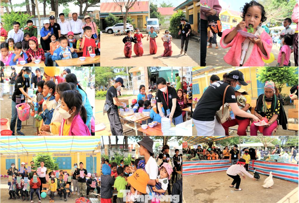 Chương trình có nhiều hoạt động ý nghĩa dành cho trẻ em, đồng bào vùng sâu