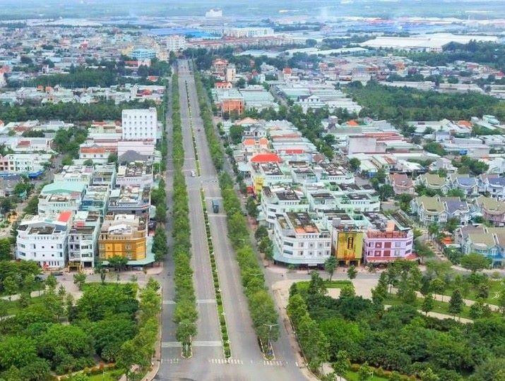 Một góc TX Bến Cát Một góc TX Bến Cát