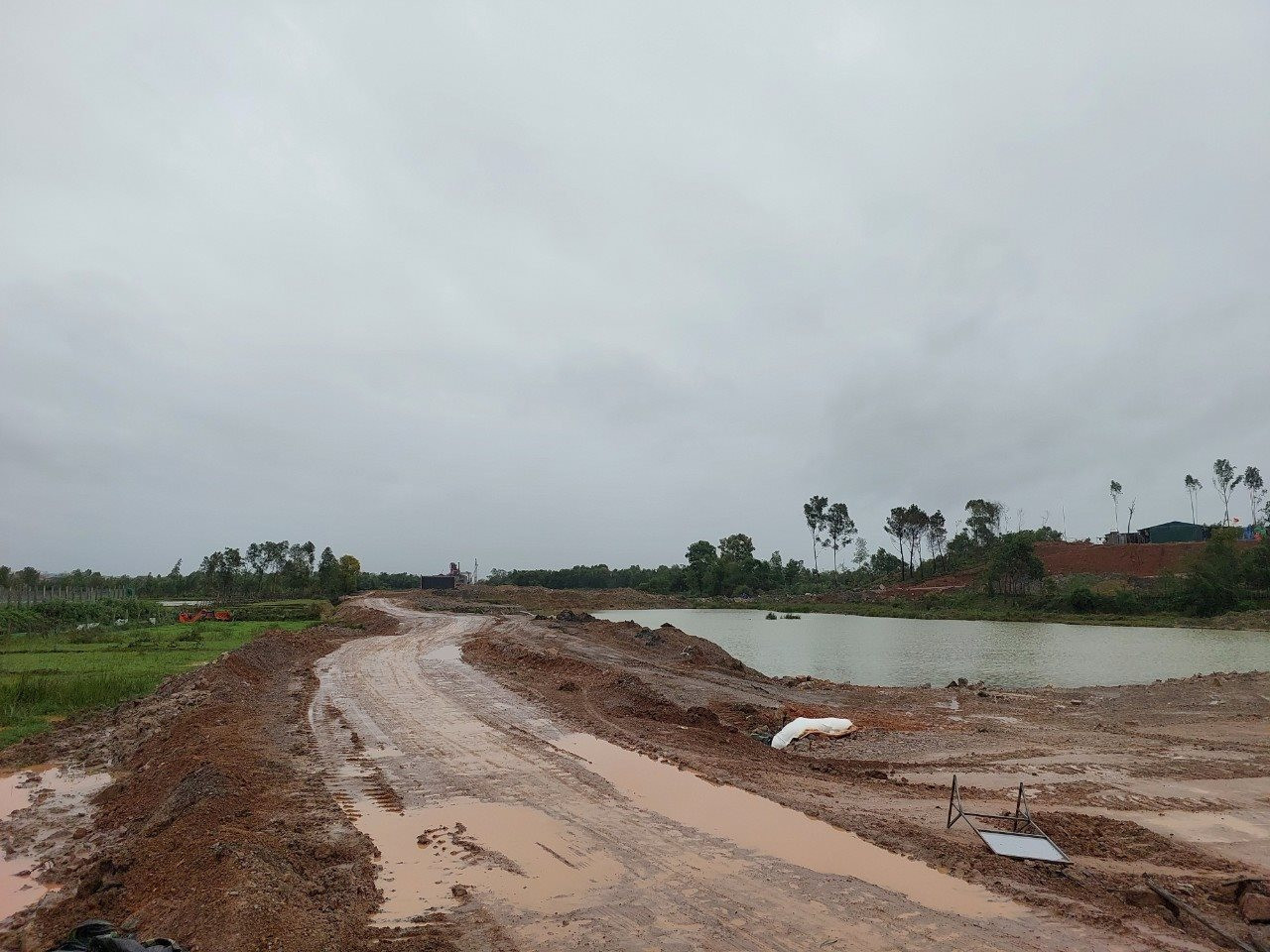 Khu vực đất được trưởng thôn chỉ đạo lập hồ sơ khống để lấy 4 tỉ tiền đền bù