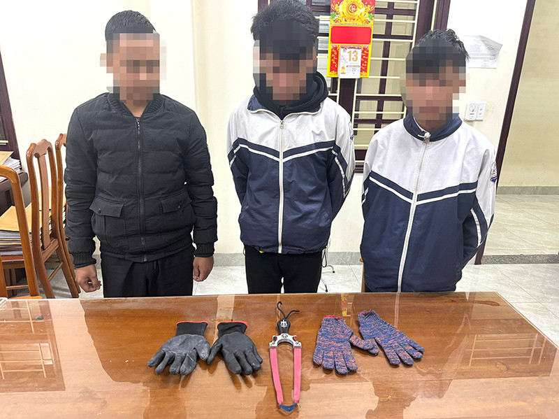 Nhóm trộm này đã gây ra hàng loạt vụ đập vỡ kính xe để trộm cắp tài sản