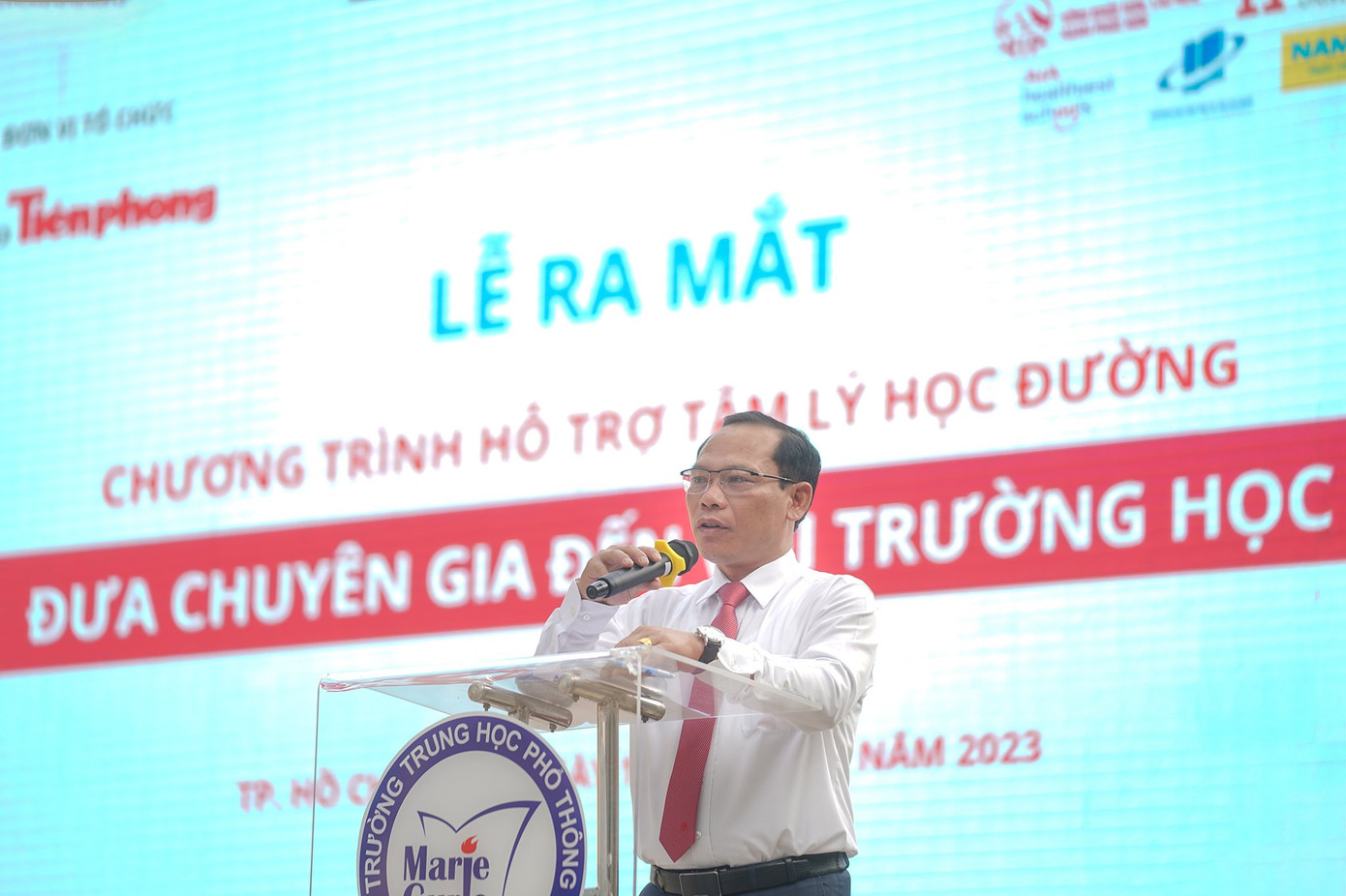 Ông Phạm Anh Thắng trao đổi tại chương trình phát động. Ảnh: Phạm Nguyễn. Ông Phạm Anh Thắng trao đổi tại chương trình phát động. Ảnh: Phạm Nguyễn.