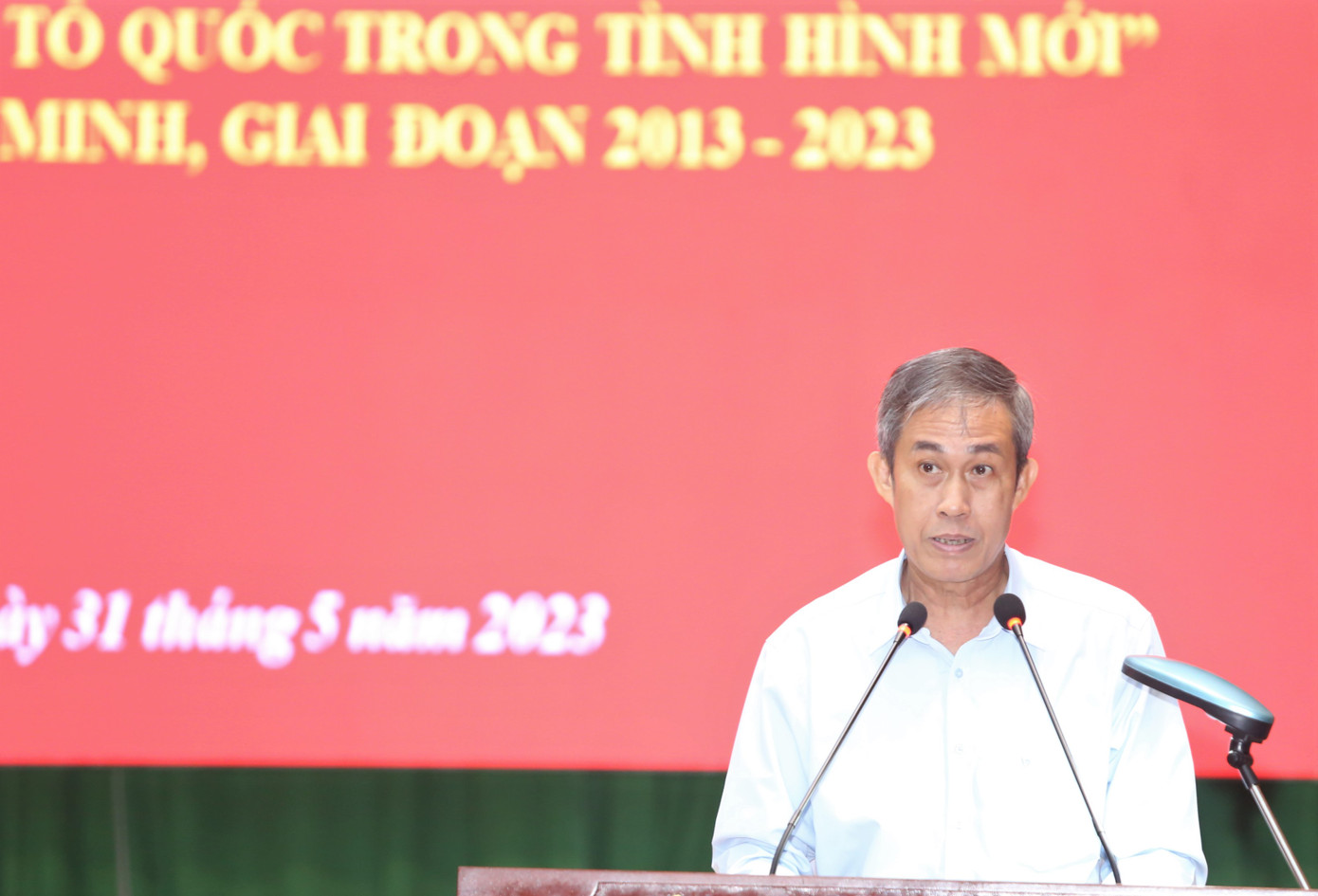 Ông Võ Văn Thiện nêu rõ những kết quả khả quan sau 10 năm thực hiện chương trình phối hợp.