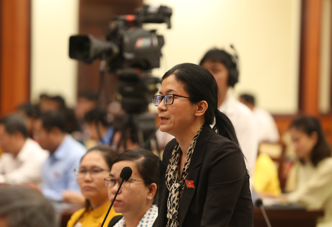 Các đại biểu HĐND TPHCM chất vấn Chủ tịch UBND quận 1. Các đại biểu HĐND TPHCM chất vấn Chủ tịch UBND quận 1.