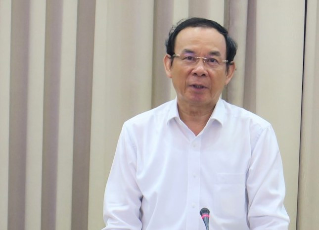 Bí thư Thành ủy TPHCM Nguyễn Văn Nên. Ảnh: Thành ủy TPHCM.