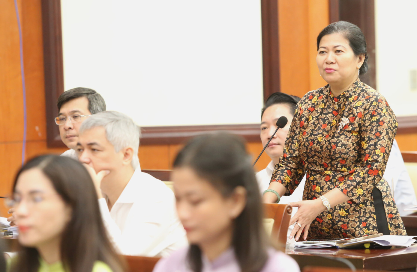 Tại kỳ họp này, đại biểu sẽ chất vấn đối với Chủ tịch UBND TPHCM. Ảnh: Ngô Tùng Tại kỳ họp này, đại biểu sẽ chất vấn đối với Chủ tịch UBND TPHCM. Ảnh: Ngô Tùng