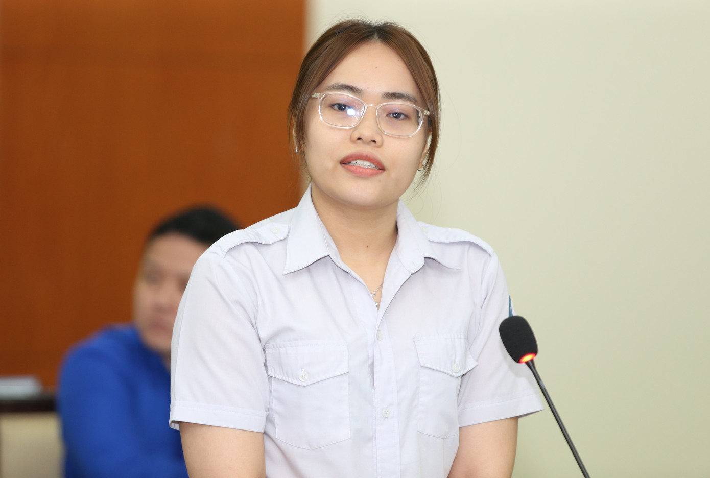 Nguyễn Ngọc Giàu chia sẻ tại diễn đàn. Nguyễn Ngọc Giàu chia sẻ tại diễn đàn.