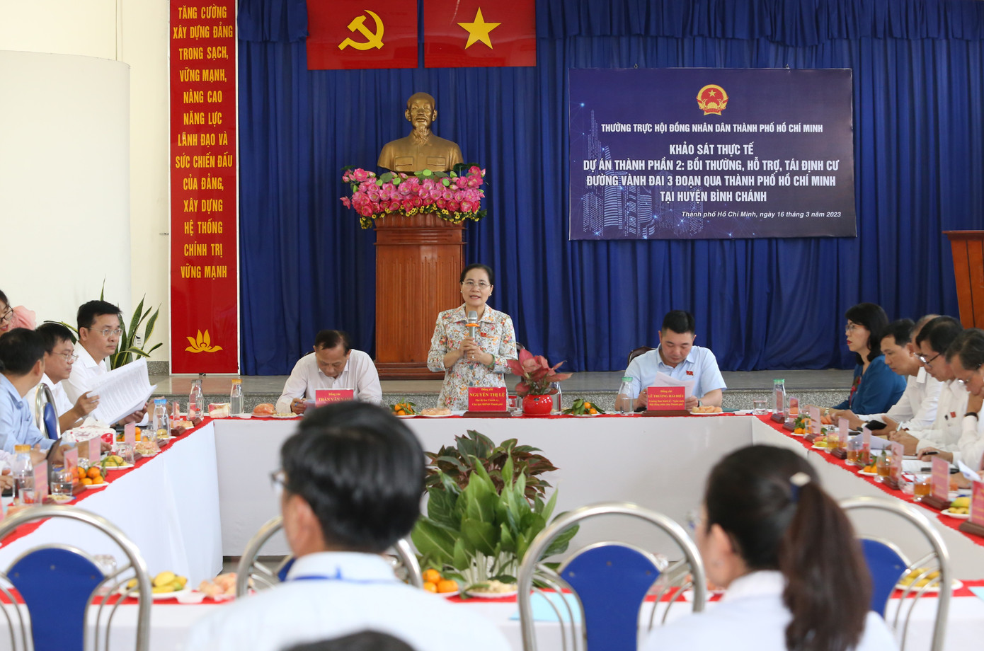 Quang cảnh buổi làm việc. Ảnh: Ngô Tùng Quang cảnh buổi làm việc. Ảnh: Ngô Tùng