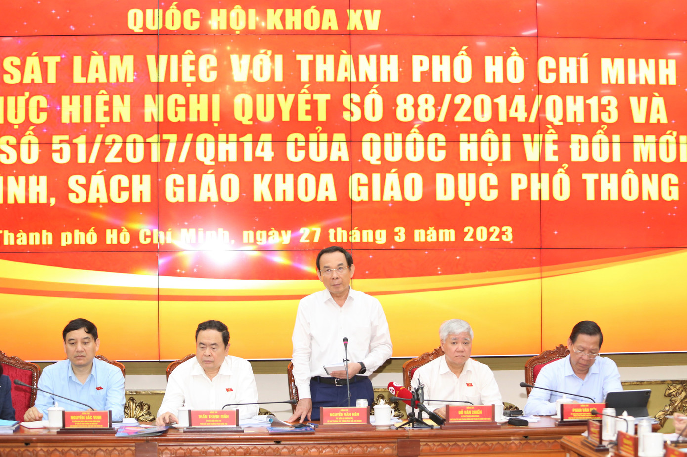 Bí thư Thành ủy TPHCM Nguyễn Văn Nên.