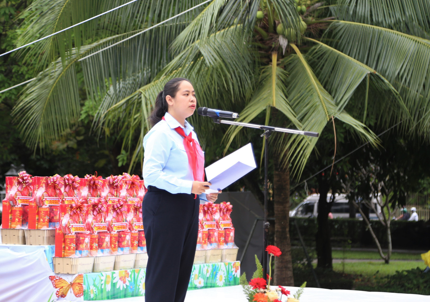 Phó Bí thư Thành Đoàn TPHCM Trịnh Thị Hiền Trân. Ảnh: Ngô Tùng