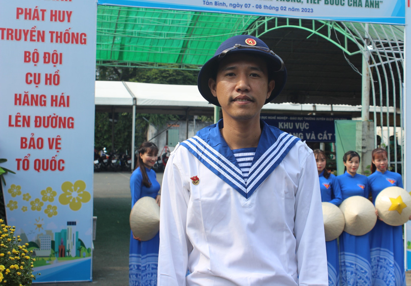 Trần Đức Tuấn sẽ có những ngày huấn luyện trong lực lượng Hải quân.