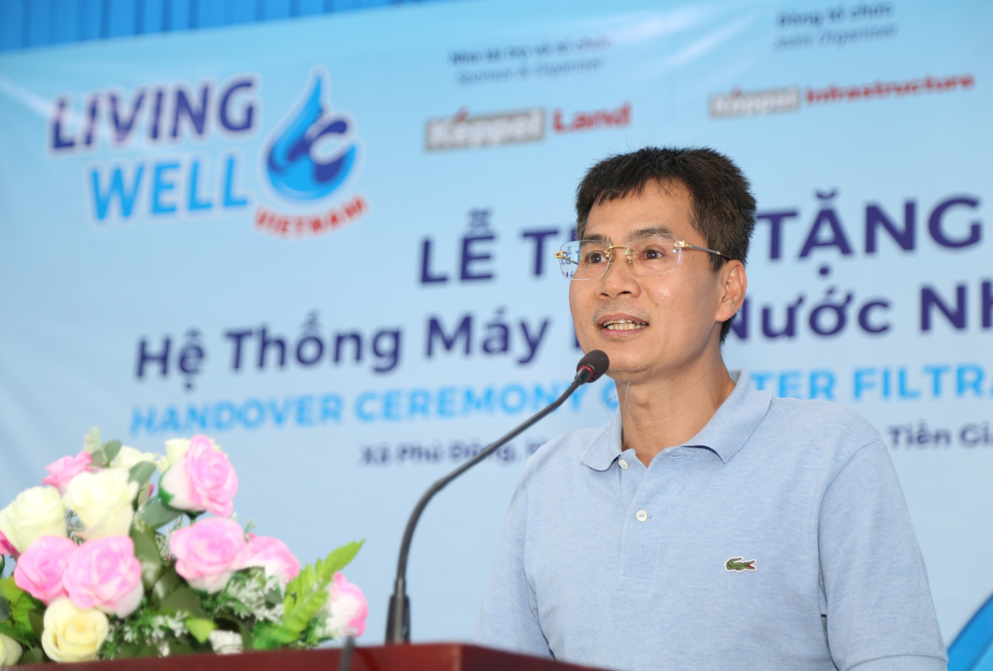 Nhà báo Lý Thành Tâm chia sẻ tại chương trình.