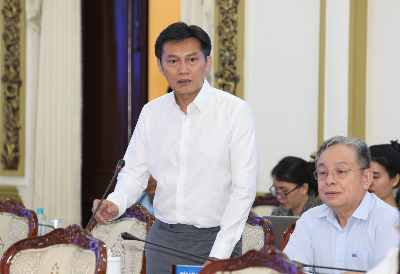 Chủ tịch Hội Doanh nhân trẻ TPHCM Phạm Phú Trường. Ảnh: Ngô Tùng