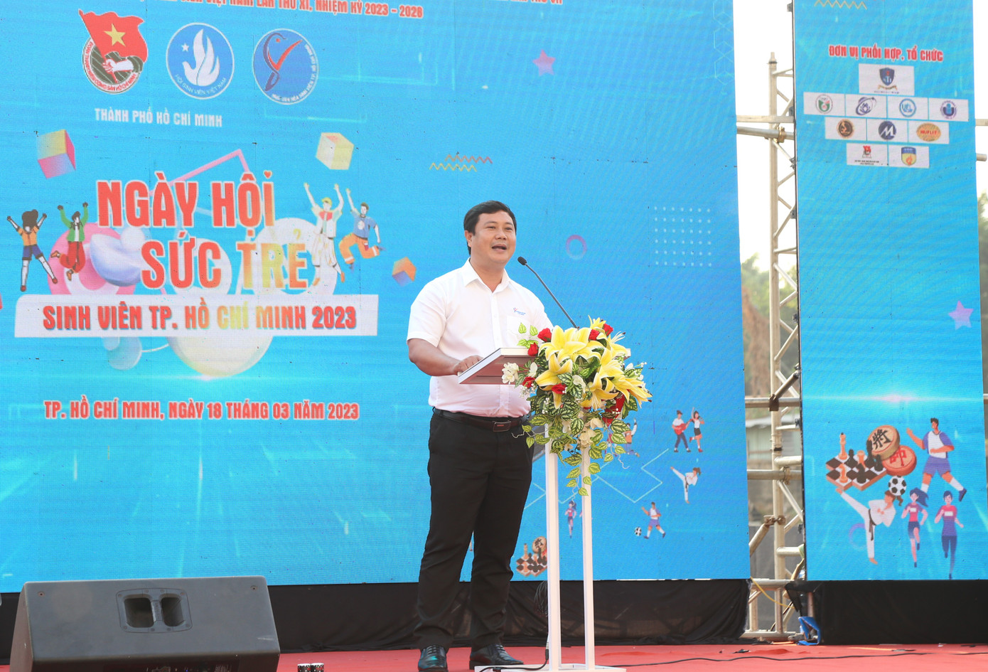 Tại lễ khai mạc ngày hội, nhắc lại lời Chủ tịch Hồ Chí Minh về nền tảng trí tuệ, thể lực, anh Nguyễn Văn Hiếu, Phó Giám đốc Nhà Văn hóa Sinh viên TPHCM bày tỏ mong muốn sinh viên không chỉ nỗ lực học tập tốt, rèn luyện kỹ năng tốt mà còn cần có thể lực tốt, cần có thân thể cường tráng để phục vụ việc học tập và rèn luyện. "Thể lực tốt" cũng là một trong 5 tiêu chí bắt buột của phong trào sinh viên do Hội Sinh viên Việt Nam phát động. Do đó, hy vọng các bạn hãy cùng nhau chung tay rèn luyện để có một thân thể khỏe mạnh", anh Hiếu nói.