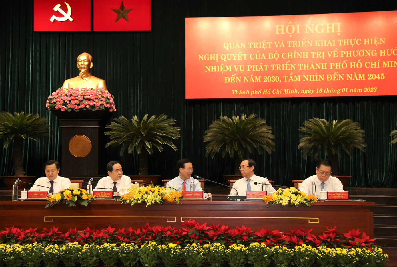 Thường trực Ban Bí thư Võ Văn Thưởng chủ trì Hội nghị quán triệt, triển khai Nghị quyết 31. Ảnh: Ngô Tùng Thường trực Ban Bí thư Võ Văn Thưởng chủ trì Hội nghị quán triệt, triển khai Nghị quyết 31. Ảnh: Ngô Tùng