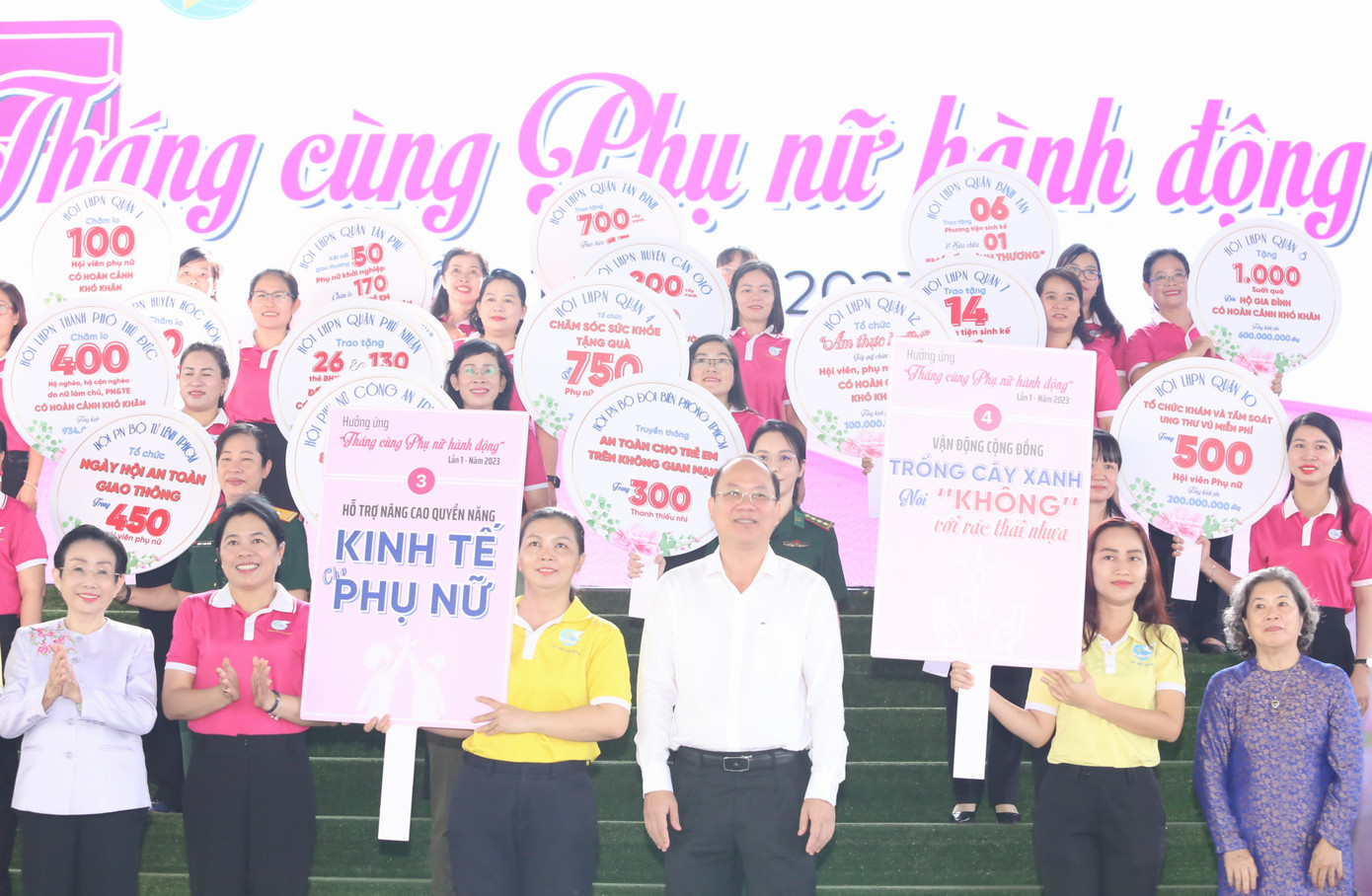 Lãnh đạo TPHCM đồng hành chuỗi hoạt động của hội viên, phụ nữ thành phố. Ảnh: Ngô Tùng Lãnh đạo TPHCM đồng hành chuỗi hoạt động của hội viên, phụ nữ thành phố. Ảnh: Ngô Tùng