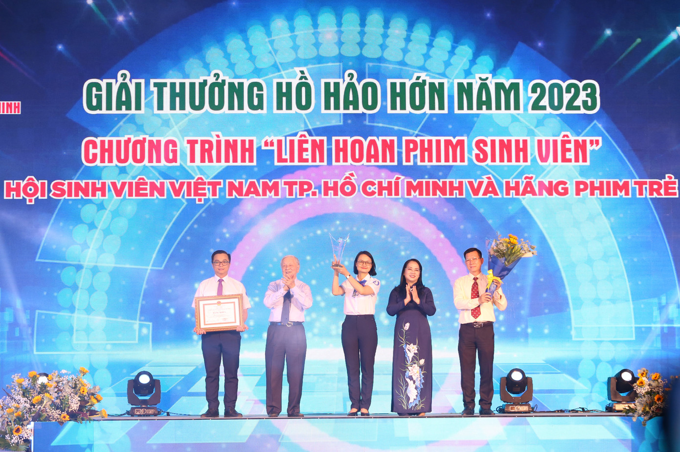 Chương trình "Liên hoan phim sinh viên" của Hội SVVN TPHCM và Hãng phim Trẻ nhận giải thưởng Hồ Hảo Hớn 2023.