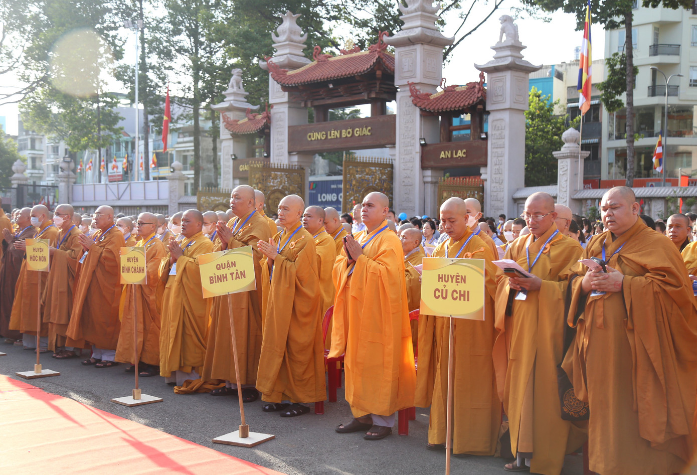 Sáng 2/6 (tức 15/4 âm lịch), tại Việt Nam Quốc tự (quận 10, TPHCM), Ban Trị sự Giáo hội Phật giáo Việt Nam TPHCM tổ chức Đại lễ Phật đản Phật lịch 2567 - Dương lịch 2023.