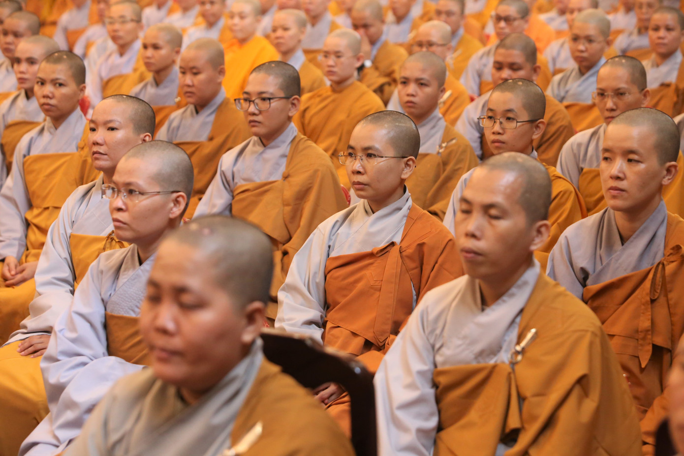 Chư tôn đức tăng ni thành kính tưởng nhớ công lao to lớn của Bồ tát Thích Quảng Đức. Ảnh: Ngô Tùng Chư tôn đức tăng ni thành kính tưởng nhớ công lao to lớn của Bồ tát Thích Quảng Đức. Ảnh: Ngô Tùng