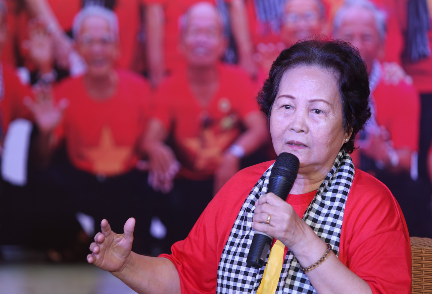 Cựu tù Côn Đảo Trần Thị Cúc. Cựu tù Côn Đảo Trần Thị Cúc.