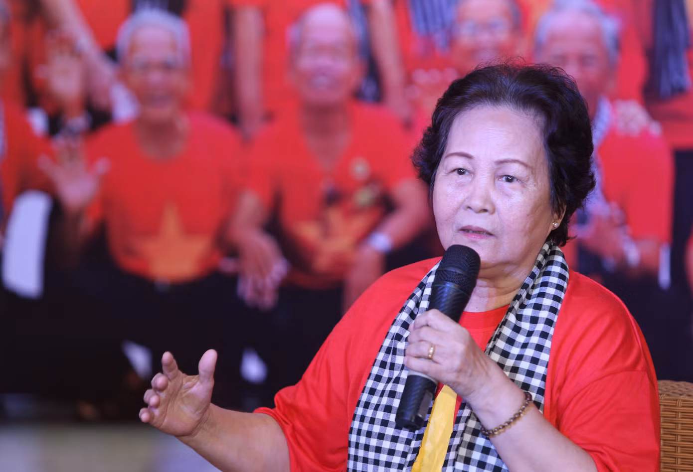 Cựu tù Côn Đảo Trần Thị Cúc.