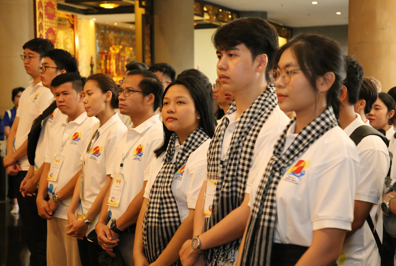 Tại đây, các đại biểu trẻ được nghe giới thiệu về lịch sử dựng nước, giữ nước hào hùng của dân tộc Việt Nam, trong đó có công lao to lớn của các Vua Hùng.