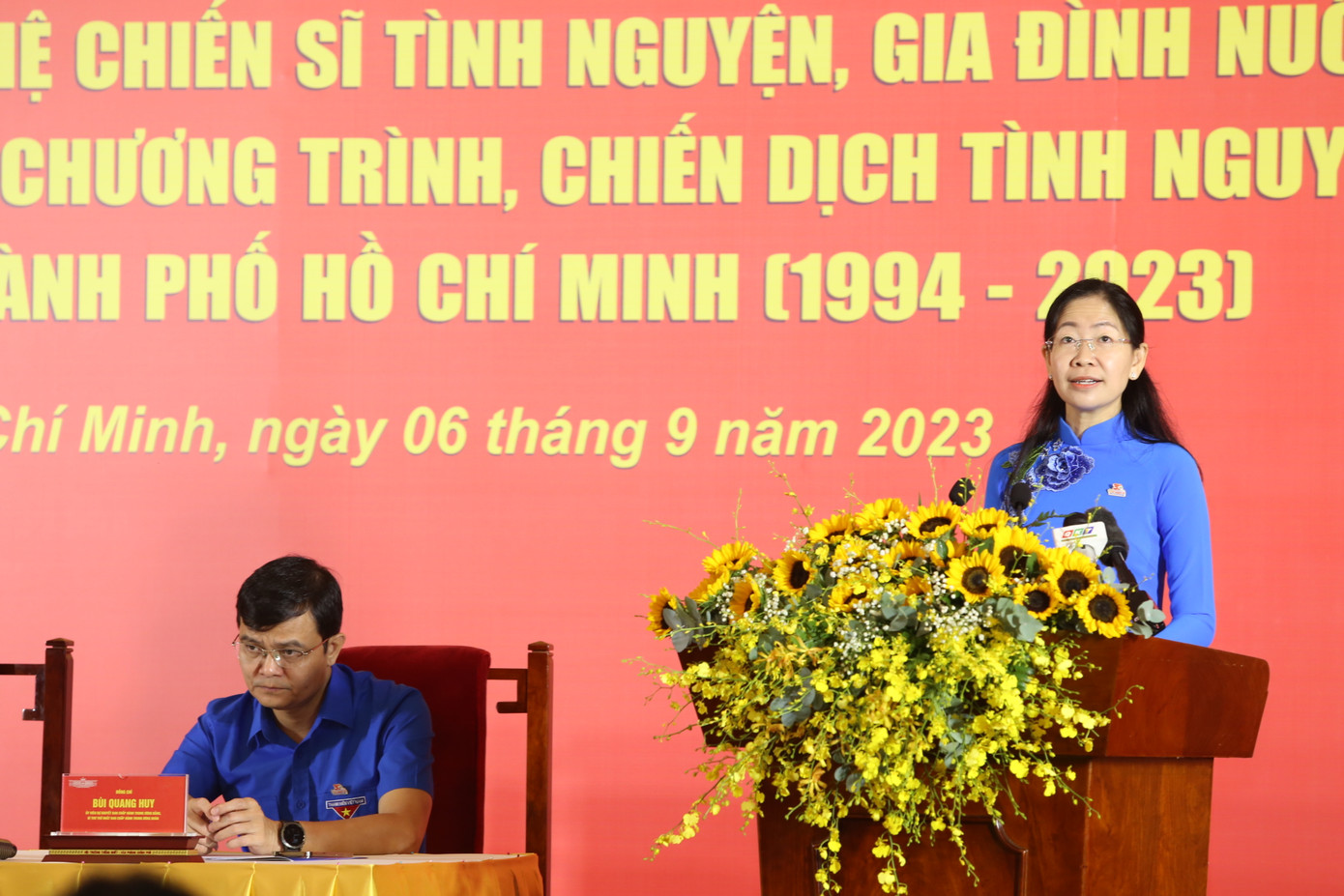 Bí thư Thành Đoàn TPHCM Phan Thị Thanh Phương. Ảnh: Ngô Tùng Bí thư Thành Đoàn TPHCM Phan Thị Thanh Phương. Ảnh: Ngô Tùng