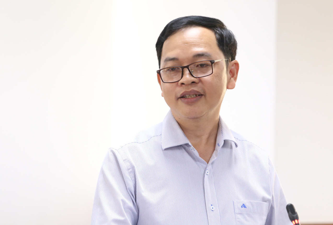 Phó Cục trưởng Cục Thống kê TPHCM Trần Phước Tường. Ảnh: Ngô Tùng.