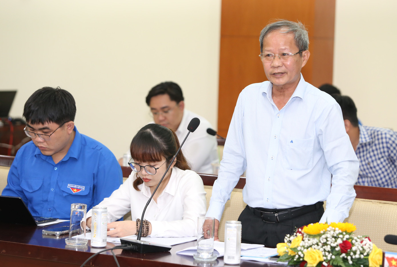 Ông Nguyễn Công Mậu: "Muốn thực hiện tốt công tác phát triển đảng trong sinh viên thì trước hết phải chăm chút cho tổ chức Đoàn, Hội vững mạnh". Ông Nguyễn Công Mậu: "Muốn thực hiện tốt công tác phát triển đảng trong sinh viên thì trước hết phải chăm chút cho tổ chức Đoàn, Hội vững mạnh".