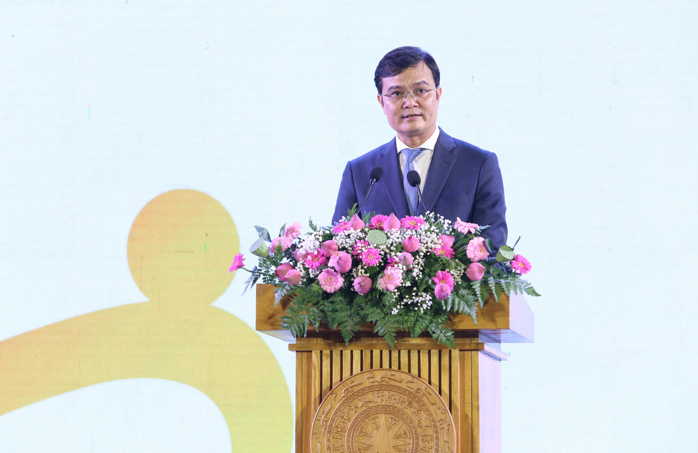 Anh Bùi Quang Huy phát biểu chào mừng Festival Thanh niên - Nhật Bản 2023.