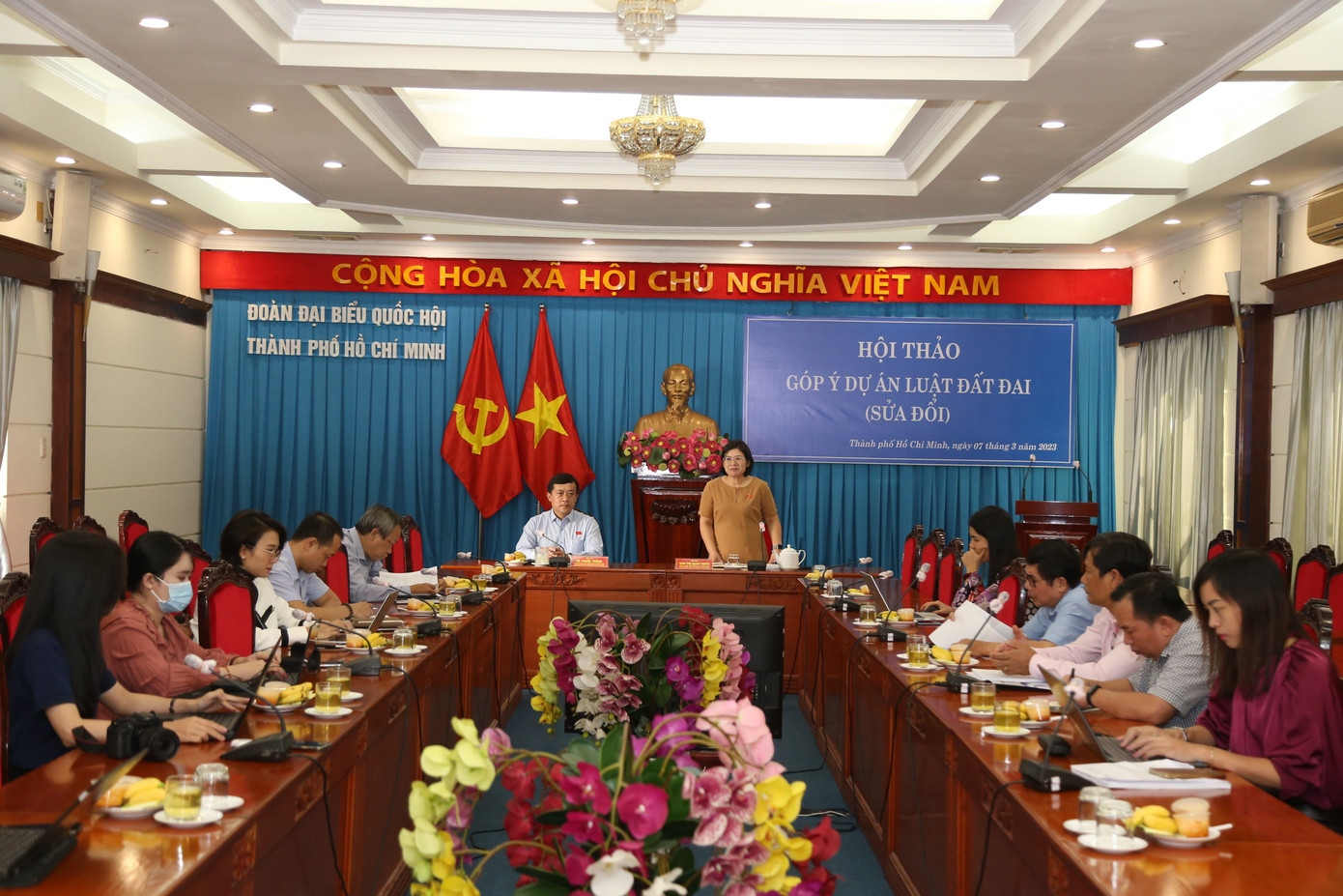 Quang cảnh buổi hội thảo. Ảnh: Ngô Tùng Quang cảnh buổi hội thảo. Ảnh: Ngô Tùng