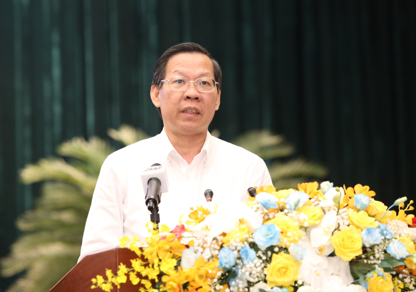 Chủ tịch UBND TPHCM Phan Văn Mãi kết luận hội nghị.