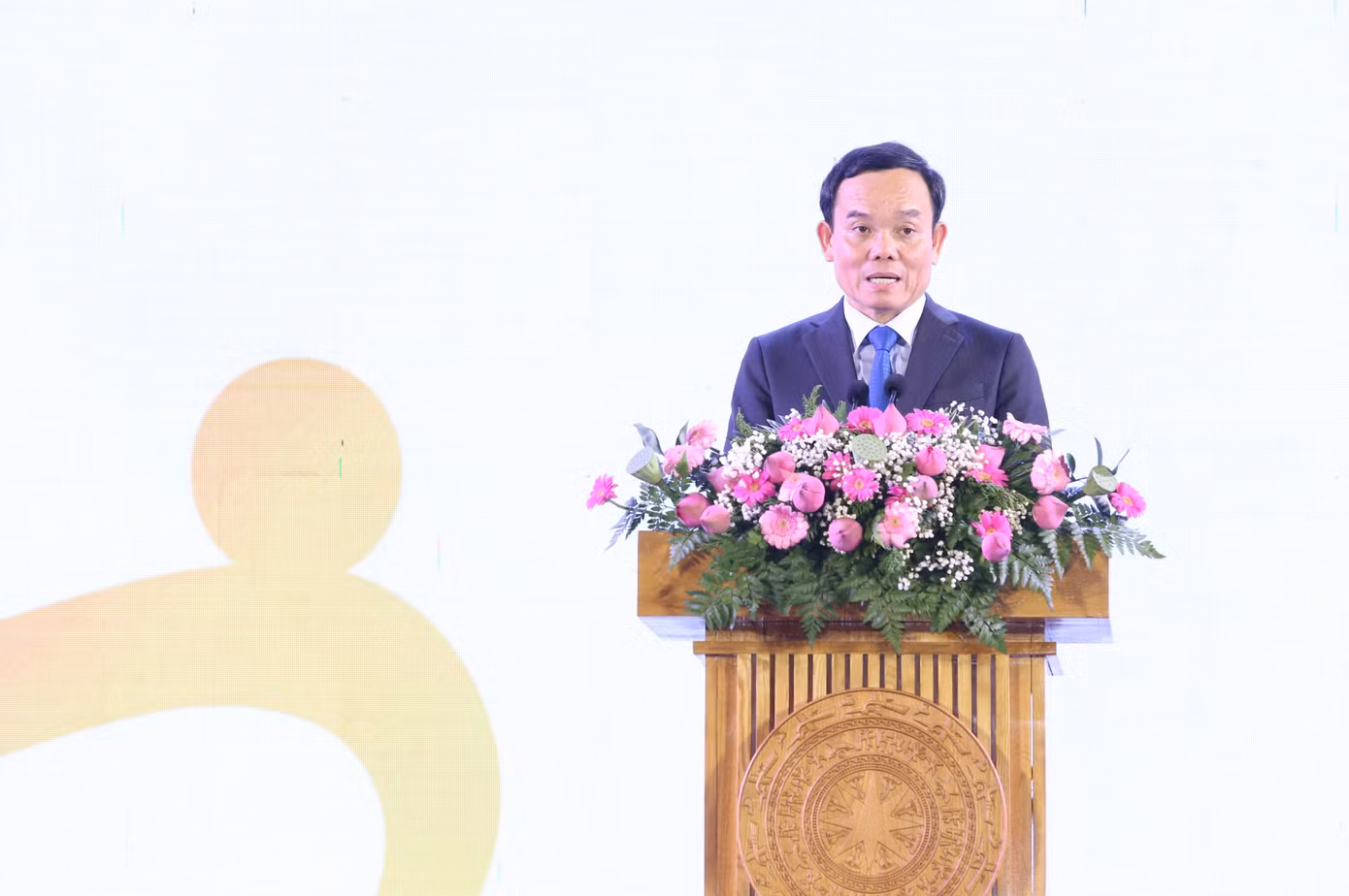 Phó Thủ tướng Trần Lưu Quang phát biểu tại chương trình. Ảnh: Ngô Tùng