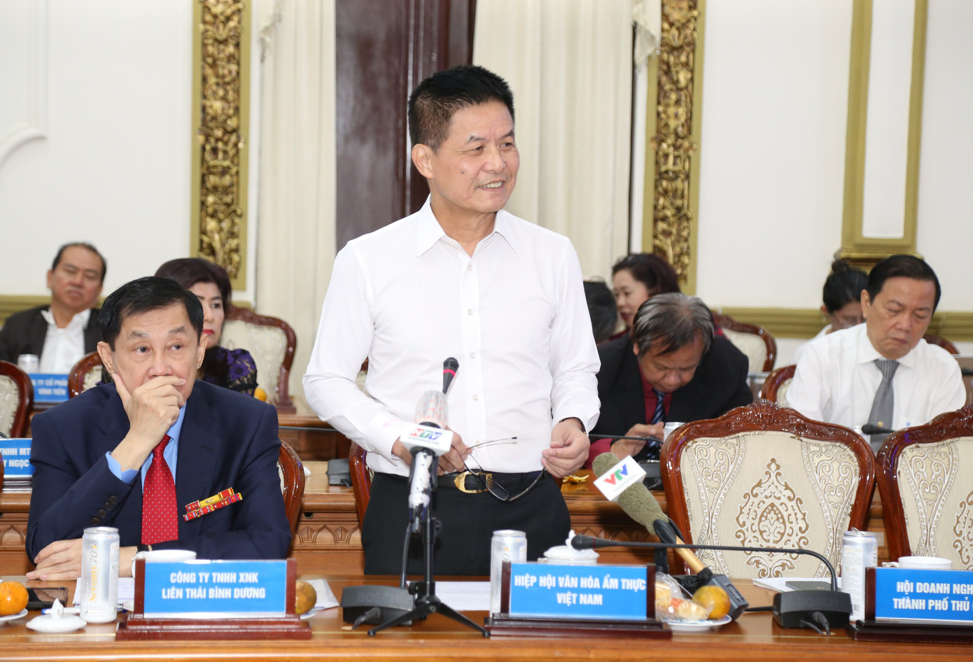 Ông Nguyễn Quốc Kỳ nêu ý kiến tại hội nghị.