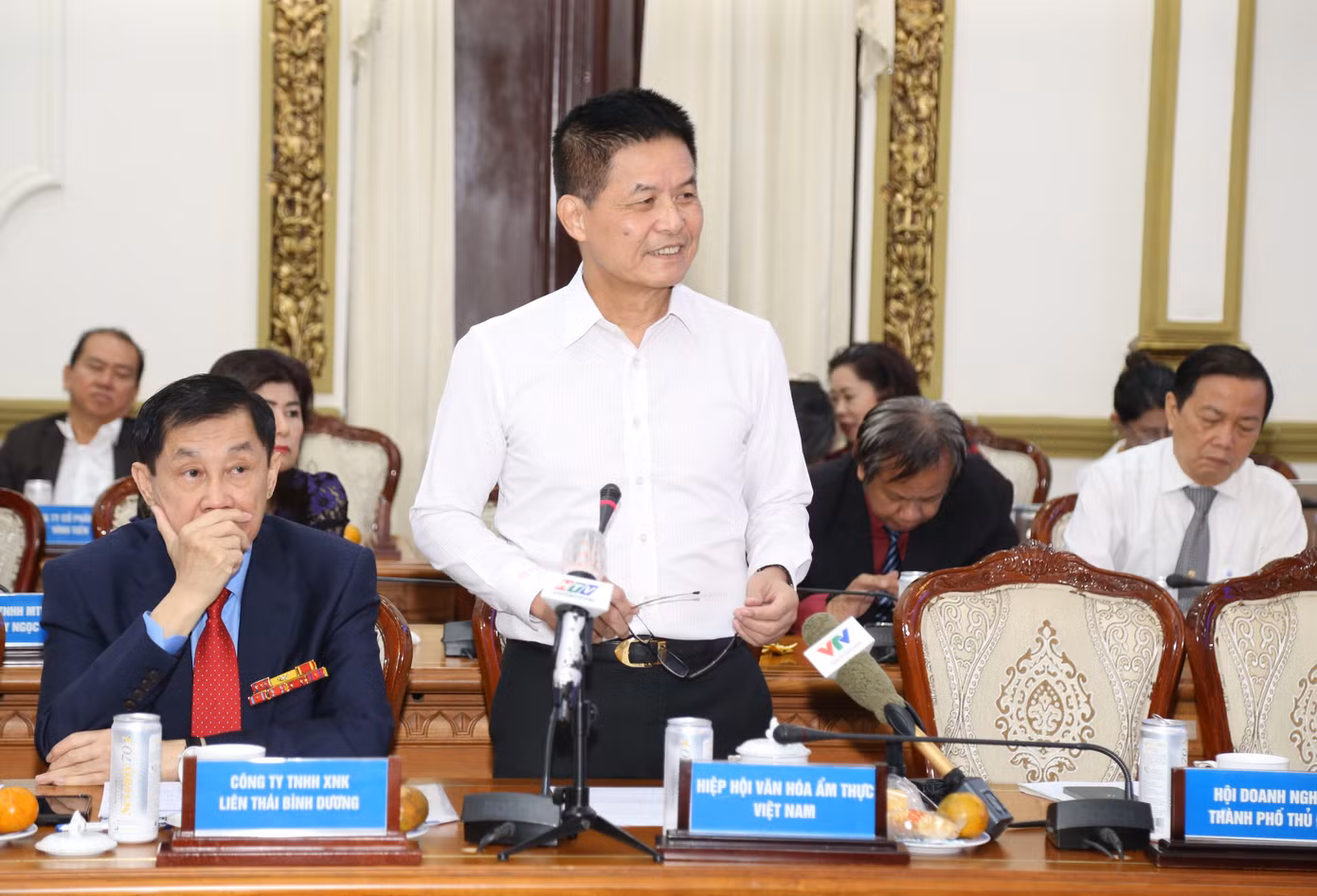Ông Nguyễn Quốc Kỳ nêu ý kiến tại hội nghị.
