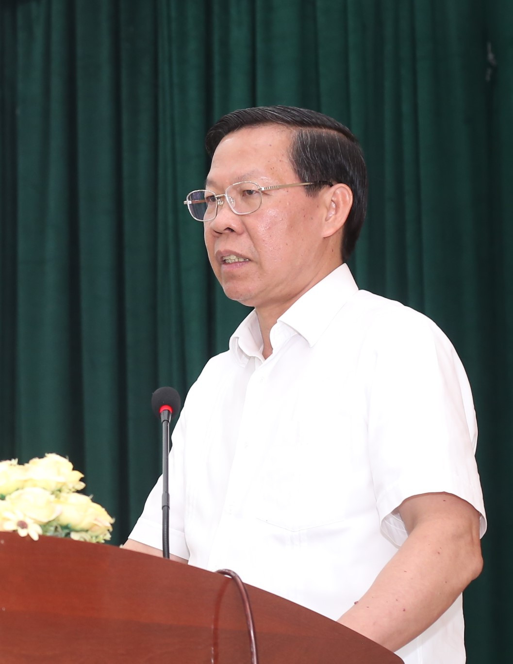 Chủ tịch UBND TPHCM Phan Văn Mãi khẳng định xây dựng Cần Giờ xanh, phát triển bền vững.