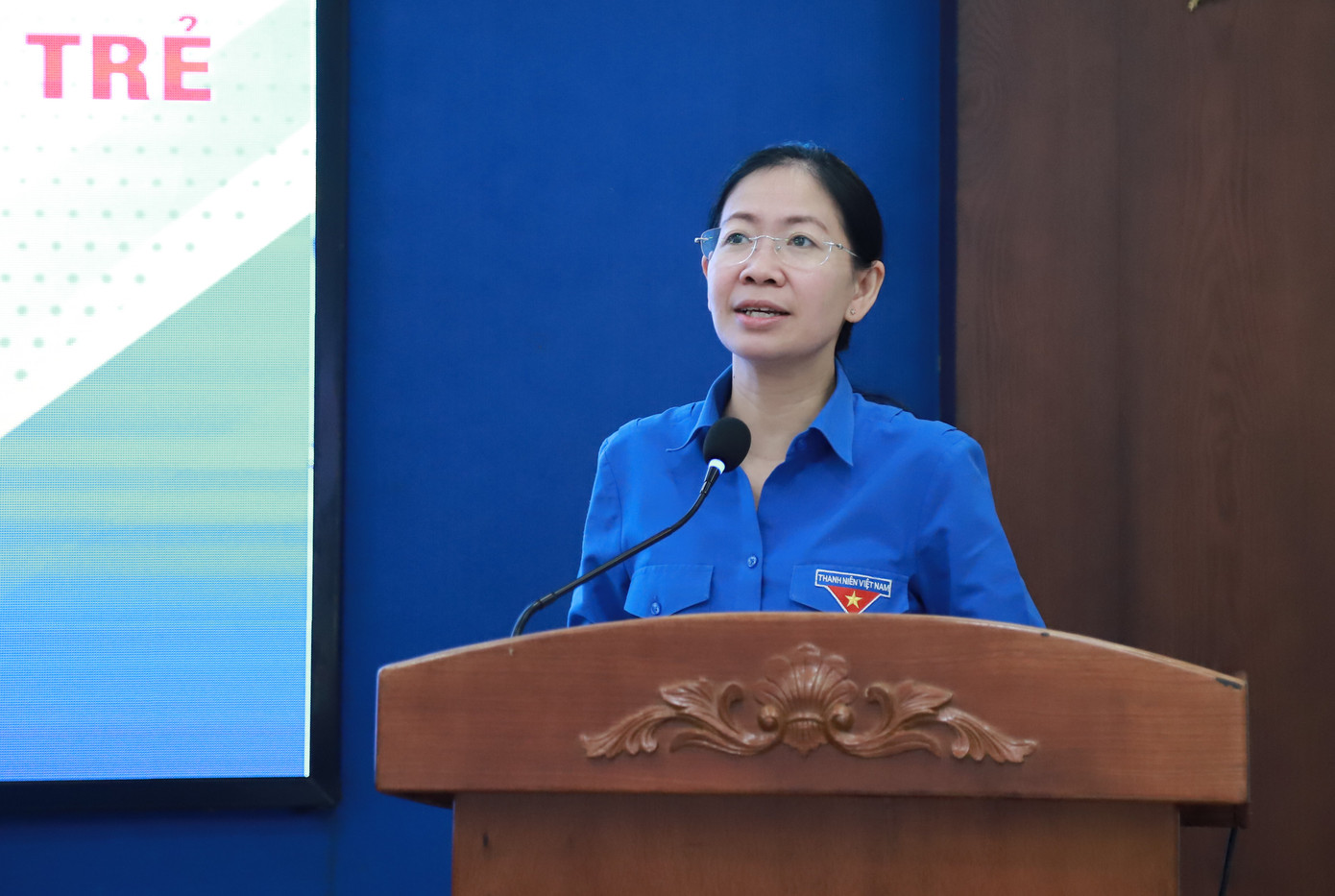 Bí thư Thành Đoàn TPHCM Phan Thị Thanh Phương kêu gọi sự tham gia của các cơ sở Đoàn trong triển khai Đề án 01.