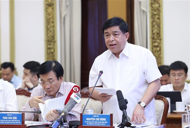 Bộ trưởng Bộ KH&amp;ĐT Nguyễn Chí Dũng. (Ảnh: TTXVN)