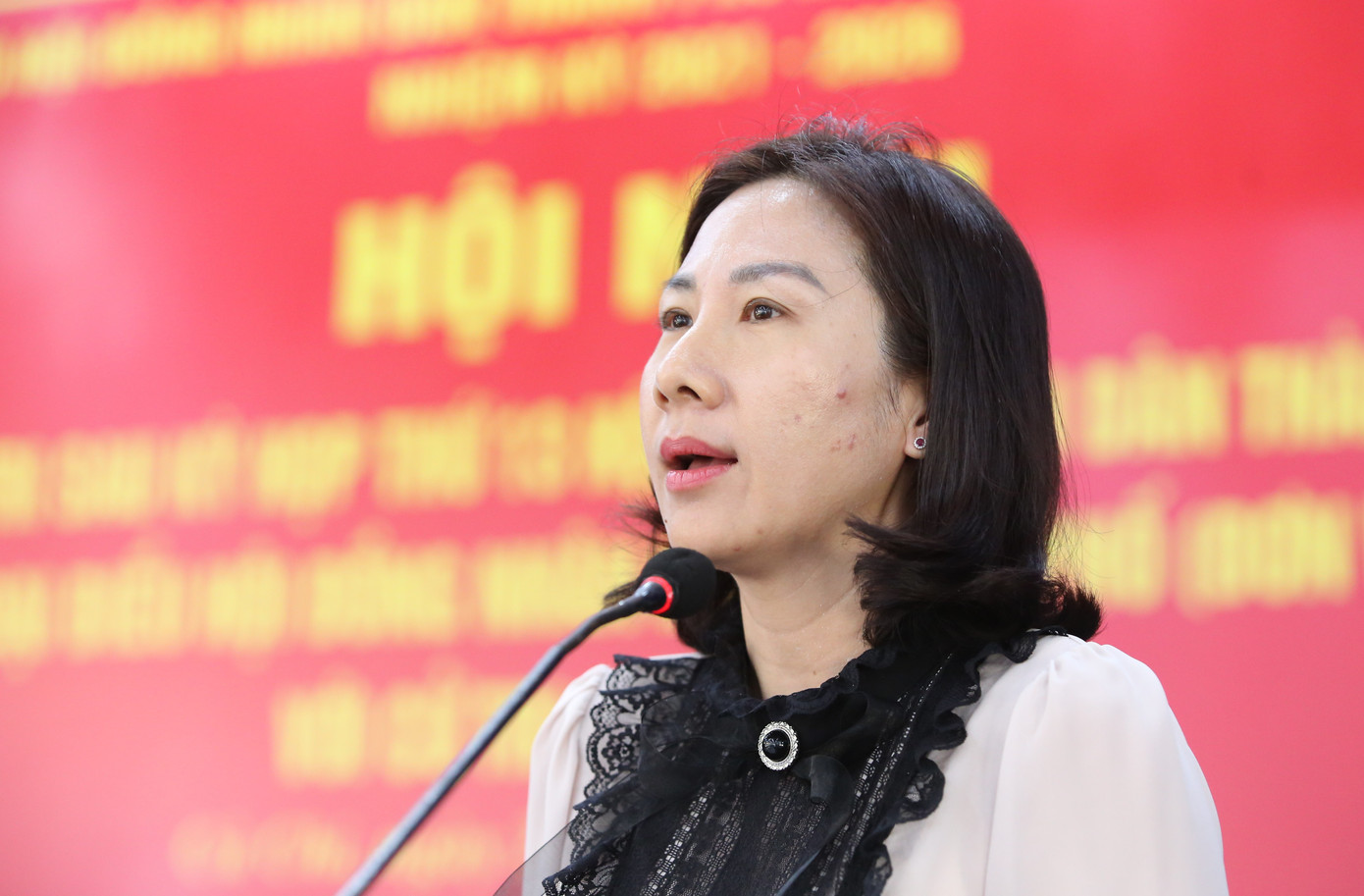 Chủ tịch UBND huyện Củ Chi Phạm Thị Thanh Hiền. Chủ tịch UBND huyện Củ Chi Phạm Thị Thanh Hiền.