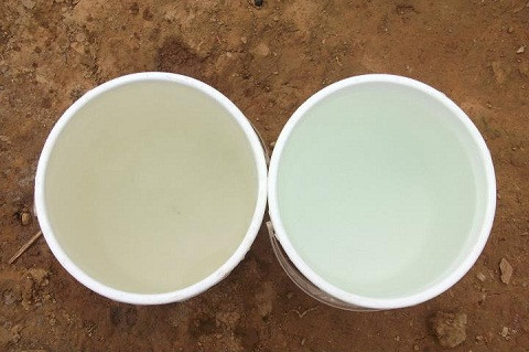 Kết quả lọc nước