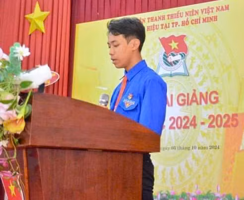 Thủ khoa Phân hiệu Học viện Thanh thiếu niên Việt Nam tại TP. HCM Trần Phạm Kỳ Lân.
