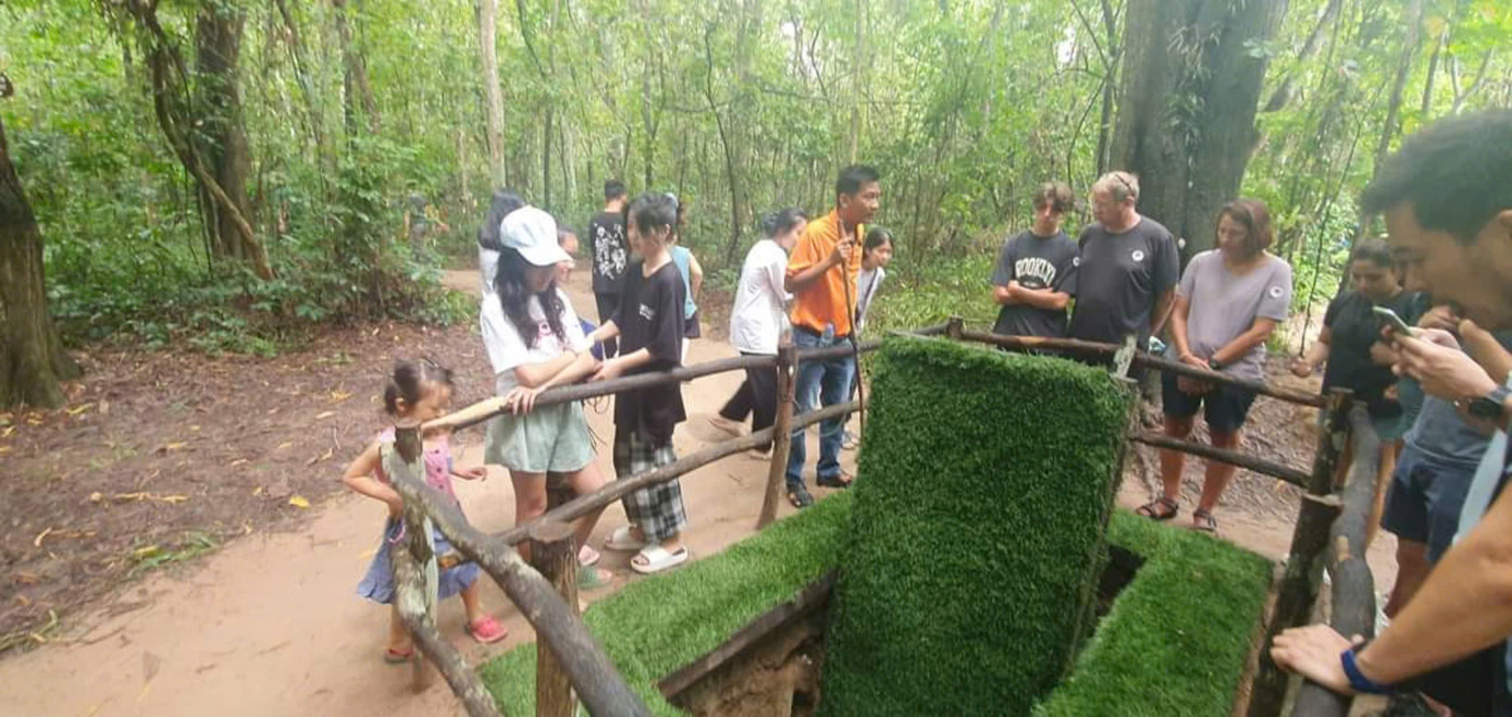 Nhiều hoạt động trải nghiệm ở địa đạo tổ chức dành riêng cho du khách đến tham quan vào dịp Lễ 2/9.